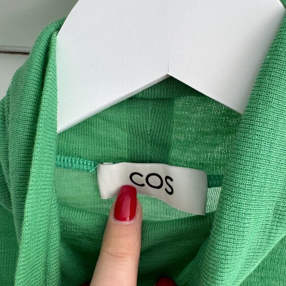 COS - Sheer Green Turtleneck - Picture 3 of 4